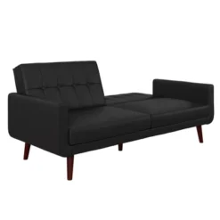 Fiore Modern Futon Faux Leather - Room & Joy -HOMCOM Shop GUEST be2a2383 51fa 49b7 8aa6 374d93483683