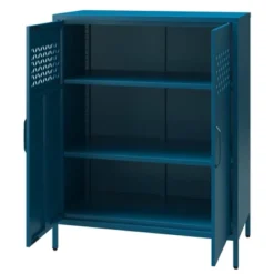 Annie Short Metal 2 Door Cabinet - Mr. Kate -HOMCOM Shop GUEST be6afda8 3e53 48d6 95f1 801c2fabe580
