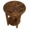 Round End Table Reclaimed Wood Natural - Alaterre Furniture -HOMCOM Shop GUEST be91a366 178b 40da b7d0 d16916da4e63