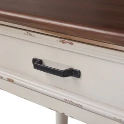 Baker Console Table Antique White - ClickDecor -HOMCOM Shop GUEST bef0f4ad c476 4adb aaf3 6d0e4339f8c5