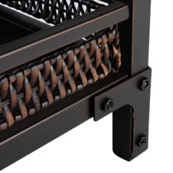 Dinesh Console With Storage Shelf - Black/Dark Walnut - Safavieh 13 Dinesh Console With Storage Shelf - Black/Dark Walnut - Safavieh -HOMCOM Shop GUEST bef2d951 b72f 4a1a 80ae fc80d45f4d32