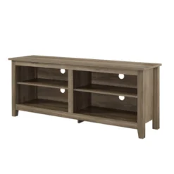 Transitional 4 Cubby Wood Open Storage TV Stand For TVs Up To 65"- Saracina Home 31 Transitional 4 Cubby Wood Open Storage TV Stand For TVs Up To 65"- Saracina Home -HOMCOM Shop GUEST c0aba6c0 bbb4 4e90 83a5 3c73b3261eaf