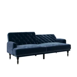 Lyla Upholstered Velvet Futon Blue - Room & Joy 13 Lyla Upholstered Velvet Futon Blue - Room & Joy -HOMCOM Shop GUEST c0c3bf7d 9225 4067 97bf b2a233eb8bcd