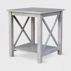 Hampton End Table - International Concepts -HOMCOM Shop GUEST c149e488 35a2 4cb0 b9e5 45c5705b1846