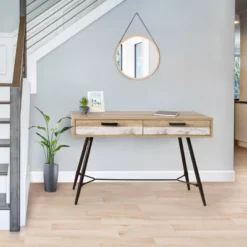 Aurora Entryway Table Beige/White - CorLiving 17 Aurora Entryway Table Beige/White - CorLiving -HOMCOM Shop GUEST c20cfc19 b526 4151 b555 f7d3fc2ae831