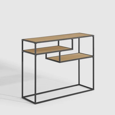 Modern 3 Tier Console Table - Saracina Home 11 Modern 3 Tier Console Table - Saracina Home - Image 9