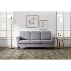 Clara Upholstered Curved Arm Sofa - Brookside Home -HOMCOM Shop GUEST c2a04752 d0a5 43a6 8f3b 4fdfbb555472