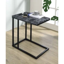 Norwich C Table With Power Port - OSP Home Furnishings -HOMCOM Shop GUEST c2b478a5 e751 4475 ab34 4d78b0436d55