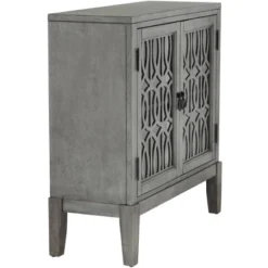 55 Downing Street Elias 36" Wide Gray Wood 2-Shelf Cabinet -HOMCOM Shop GUEST c3a72f01 065e 4d81 ae87 1fa125750501