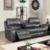 Symons Upholstered Recliner Sofa Gray - HOMES: Inside + Out -HOMCOM Shop GUEST c3f8b6f8 3b06 4dbc a95a a98d3fa970bf