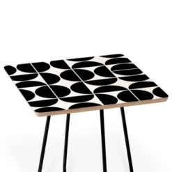The Old Art Studio Mid-Century Modern Side Square Table - Deny Designs