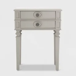Irving Side Table With 2 Drawers Gray - Finch 14 Irving Side Table With 2 Drawers Gray - Finch -HOMCOM Shop GUEST c590684b a5ea 44d5 835d a1e637248ce0