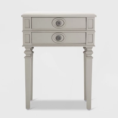 Irving Side Table With 2 Drawers Gray - Finch 7 Irving Side Table With 2 Drawers Gray - Finch - Image 5