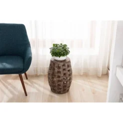 18" Hampton Side Table Weathered - Boraam 26 18" Hampton Side Table Weathered - Boraam -HOMCOM Shop GUEST c5a83d1f a1e2 4c32 bfc5 2bcbf1a4a4e7