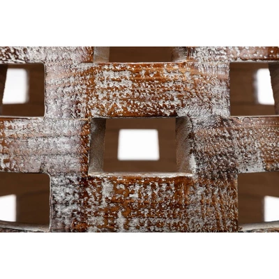 26" Hampton Side Table Weathered Walnut - Boraam 15 26" Hampton Side Table Weathered Walnut - Boraam - Image 13