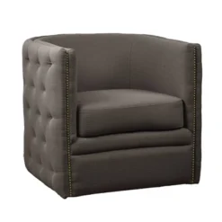 Milton Swivel Chair Gray 25 Milton Swivel Chair Gray -HOMCOM Shop GUEST c6d8f643 08dc 468f 8356 7d1d59adb252