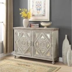 Alessandra 2 Door Credenza Ivory - Treasure Trove Accents -HOMCOM Shop GUEST c7535758 2265 4143 804b ea3b1f22ac04