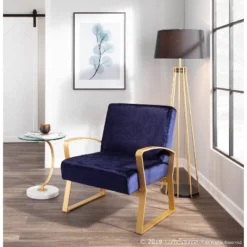 C End Contemporary Table White/Gold - LumiSource -HOMCOM Shop GUEST c7c392da d5ff 4819 a549 efb6f2f58867