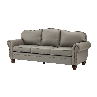 Gracia 81" Transitional Wide Sofa With Removable Cushions And Nailhead Trim For Living Room And Bedroom | ARTFUL LIVING DESIGN 19 Gracia 81" Transitional Wide Sofa With Removable Cushions And Nailhead Trim For Living Room And Bedroom | ARTFUL LIVING DESIGN - Image 17