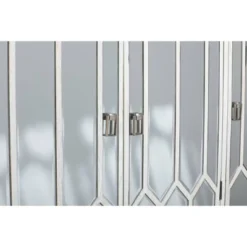 Modern Wood And Mirror Rectangular Cabinet White - Olivia & May -HOMCOM Shop GUEST c8284e8f 4057 436b a86b 6de1f04003b4