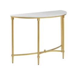 Bordeaux Console Table White/Gold -HOMCOM Shop GUEST c9141251 d03c 4a36 8c37 ede728efdbec
