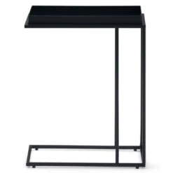 18" Morton Tray Top C Side Table Black - WyndenHall -HOMCOM Shop GUEST cab82d6f be0f 4b98 bf87 a8baee77875f