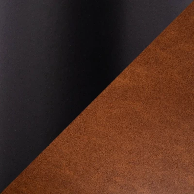 Casper Armchair Leather/Steel Black/Camel Brown - LumiSource 8 Casper Armchair Leather/Steel Black/Camel Brown - LumiSource - Image 6