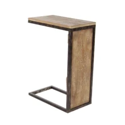 Rustic Side Table Brown - Olivia & May -HOMCOM Shop GUEST cb82285a b38c 4584 b9e5 cbe7e05dcc58