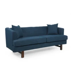 Mableton Mid-Century Modern Upholstered 3 Seater Sofa - Christopher Knight Home -HOMCOM Shop GUEST cbb25ac6 e31b 493a bf49 c0c6e20baf7f