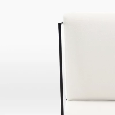 ELuxury Modern Metal Arm Accent Chair, Set Of 2 5 ELuxury Modern Metal Arm Accent Chair, Set Of 2 - Image 3