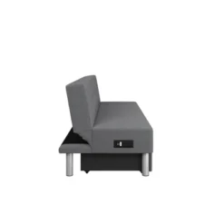 Wilton Dream Convertible Futon Sofa Bed Charcoal - Serta -HOMCOM Shop GUEST cdc773d6 eb8f 4a59 9b75 e2c9a95c1cac