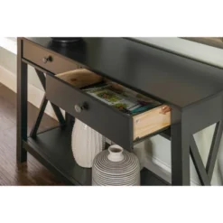 Davis Console Table - Linon -HOMCOM Shop GUEST cebee71a 2dac 457e a31a a1727cf194f9