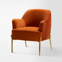 Odo Upholstered Accent Chair Velvet Comfy Living Room Arm Chair | Karat Home -HOMCOM Shop GUEST cff3749f 530b 4f05 bc0a 2f3ba8ea8e0c