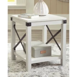 Bayflynn Square End Table White - Signature Design By Ashley