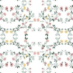 Vanity Chair In Kaleidoscope Floral - Skyline Furniture -HOMCOM Shop GUEST d13f2885 602c 4dae 957a ce4c30b309d8