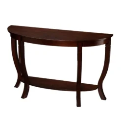 Mallste Demilune Console Table Brown - Aiden Lane -HOMCOM Shop GUEST d1582438 b613 4a1d b212 95e1d2321f1a