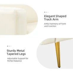 Lanna 76"Wide Vegan Leather Modern Style Convertible Futon Sofa Bed For Living Room Guest Bedroom | ARTFUL LIVING DESIGN -HOMCOM Shop GUEST d1a66786 d6af 4cdc 8707 0711c8993daf