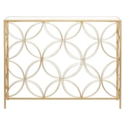 Contemporary Metal Console Table Gold - Olivia & May -HOMCOM Shop GUEST d1cc06bb 0b21 4dbc aed9 166ba36ff425