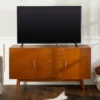 Mid-Century Modern Wood Console TV Stand For TVs Up To 65" - Saracina Home -HOMCOM Shop GUEST d20b6c61 3edf 4d77 a2c2 4a6633b52875