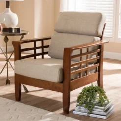 Baxton Studio Larissa Modern Classic Mission Style Cherry Finished Wood And Fabric High Back Cushioned Living Room Dark Beige Cherry 15 Baxton Studio Larissa Modern Classic Mission Style Cherry Finished Wood And Fabric High Back Cushioned Living Room Dark Beige Cherry -HOMCOM Shop GUEST d29d8402 d33a 4a86 806a 644c9002686b