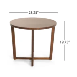 Tansy Small Accent Table - Wood - Rich Mahogany - Christopher Knight Home -HOMCOM Shop GUEST d4078e22 e57c 4777 93ff 34957efdb22f