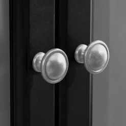 Alexandria Corner TV Stand For TVs Up To 48" Black - Crosley -HOMCOM Shop GUEST d40f3252 b591 4cad 881e ba42dd943602