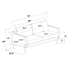 Lyndhurst Sofa - Threshold™ 24 Lyndhurst Sofa - Threshold™ -HOMCOM Shop GUEST d57022e9 a398 486c 812c 132b50698fd4