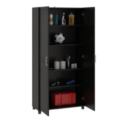 Welby 36" Utility Storage Cabinet - Room & Joy -HOMCOM Shop GUEST d6045e7a c0b3 4544 9d22 208a66c622ec