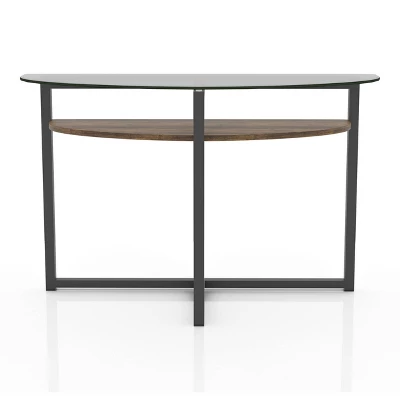 Regivea Open Shelf Sofa Table Black Chrome - MiBasics 4 Regivea Open Shelf Sofa Table Black Chrome - MiBasics - Image 2