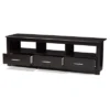Ryleigh Modern And Contemporary Finished TV Stand For TVs Up To 60" Dark Brown - Baxton Studio -HOMCOM Shop GUEST d6775f42 7537 4933 9d98 6e0014668eb9