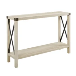 Sophie Rustic Industrial X Frame Entry Table - Saracina Home -HOMCOM Shop GUEST d727ce8b 339b 4d6d 9bc1 4b2e3bc736a9