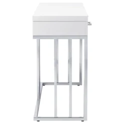 Dalya 2 Drawer Console Sofa Table White High Gloss/Chrome - Coaster 15 Dalya 2 Drawer Console Sofa Table White High Gloss/Chrome - Coaster -HOMCOM Shop GUEST d736ffa8 9363 4090 a85b 33849c315fd8