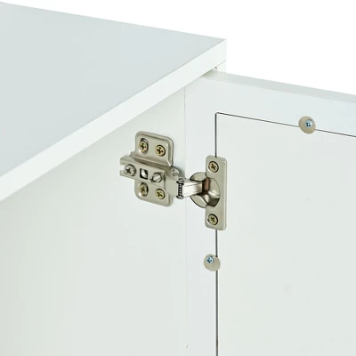 Modern Storage Cabinet With Rattan Door And Adjustable Shelves, Accent Cabinet Buffet Cabinet For Living Room-ModernLuxe 15 Modern Storage Cabinet With Rattan Door And Adjustable Shelves, Accent Cabinet Buffet Cabinet For Living Room-ModernLuxe - Image 13