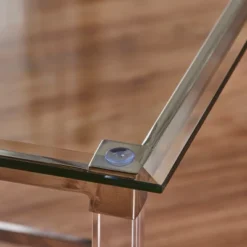 Orianna Square Side Table Clear - Christopher Knight Home -HOMCOM Shop GUEST d84e50d5 f629 4ed7 bcb4 28d01ac858e3